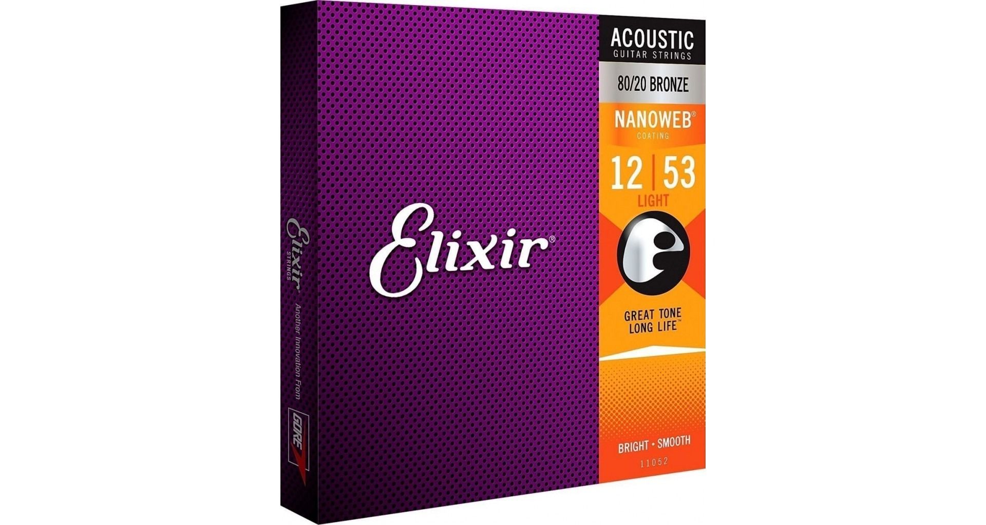  ELIXIR - 11052 - Dây đàn Guitar - Elixir- Strings Acou NW Lt 012 set 