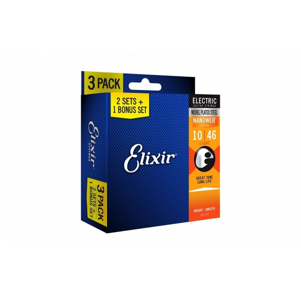  ELIXIR -16542 - Dây đàn Guitar - Elixir- Strings 