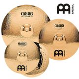  Cymbal Meinl Classics Custom Brilliant Complete Cymbal Set - CC141620 