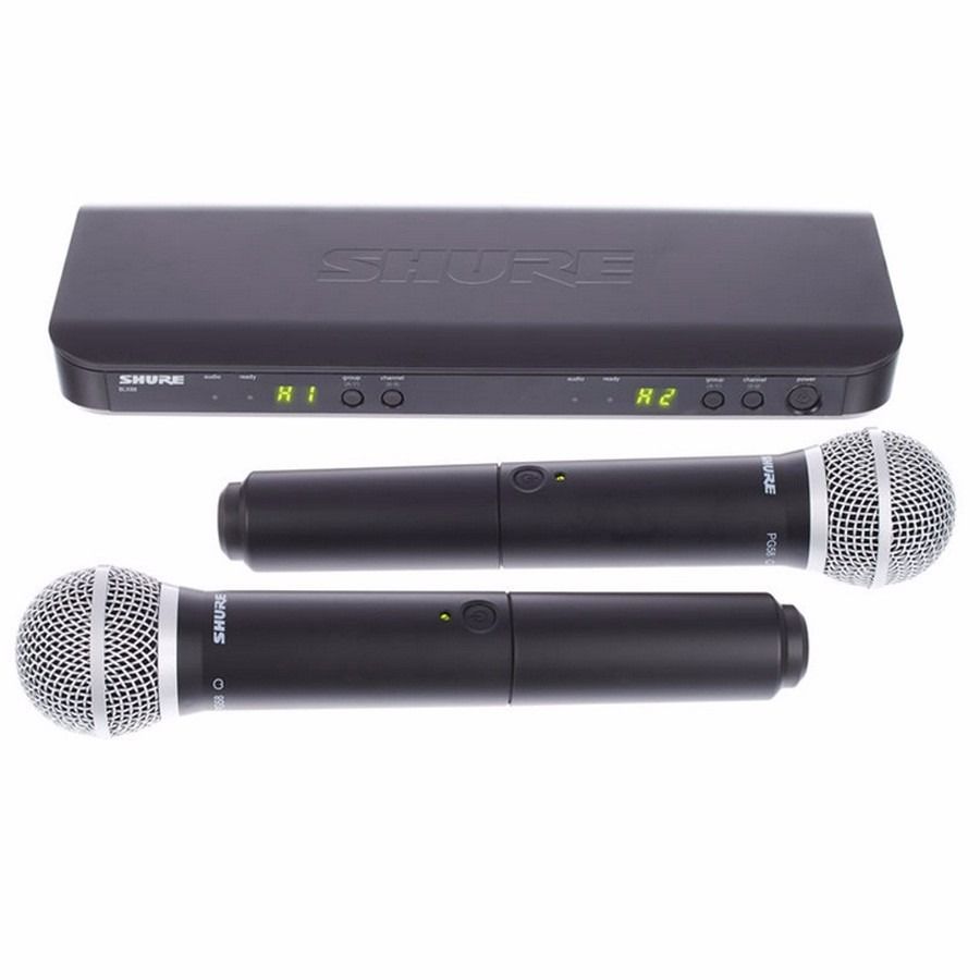  Wireless Microphones Shure BLX288/PG58 