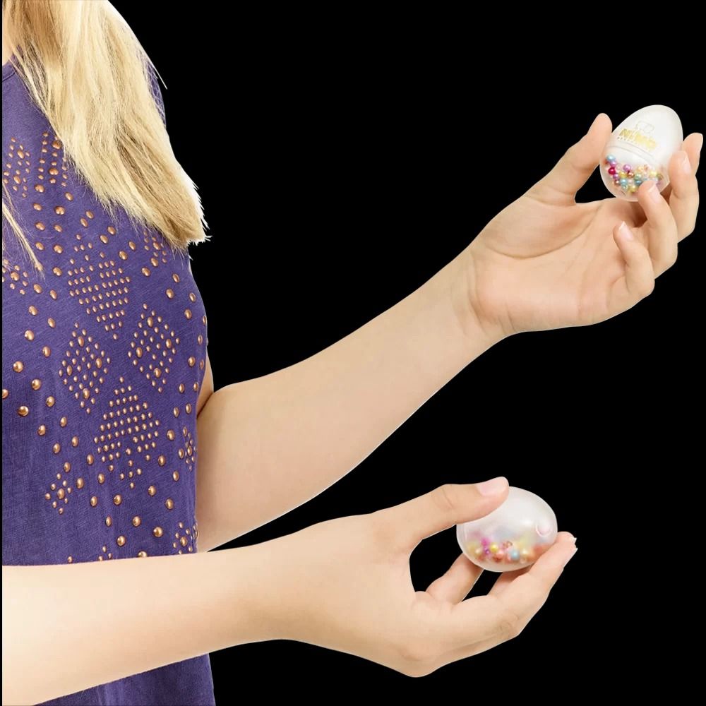  EGG SHAKER PAIRS TRANSPARENT - NINO540T-2 