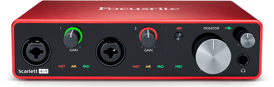  Focusrite Scarlett 4i4 (3rd Generation) 