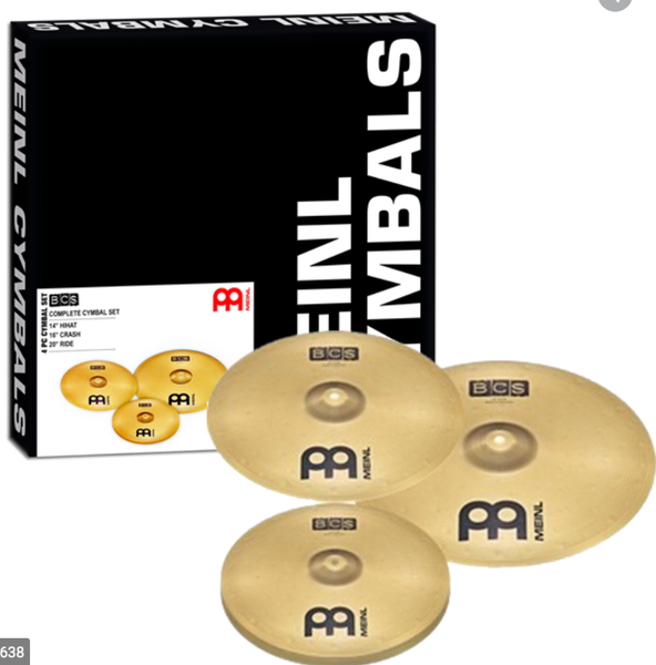 Cymbal Meinl BCS Complete Cymbal Set - BCS141620 