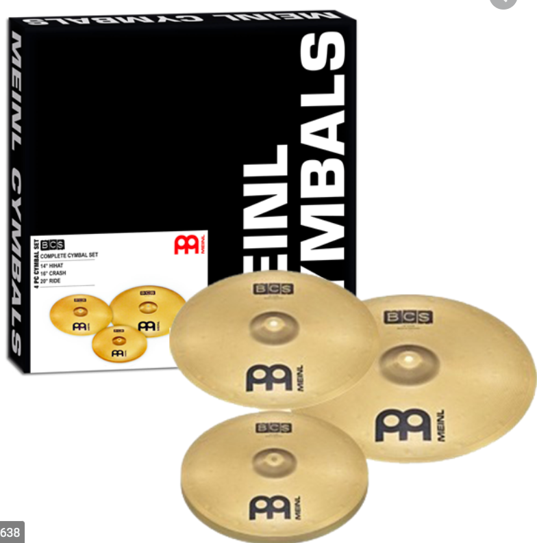  MEINL BCS141620 Cymbals Set 