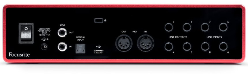  Focusrite Scarlett 18i8 (3rd Generation) 