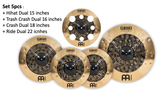  Cymbal Meinl Classics Custom Dual Complete Cymbal Set (CCDU-CS1) 