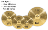  Cymbal Meinl HCS Complete Cymbal Set - HCS141620 