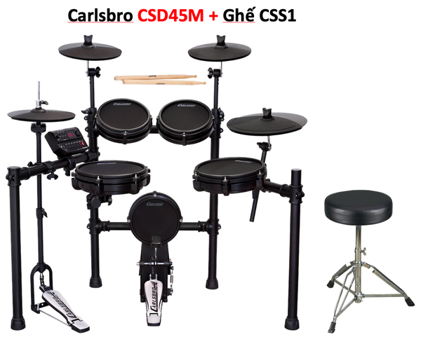  Trống Điện Tử Carlsbro CSD45MB (Bluetooth - New 2026) 