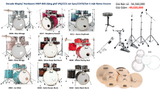  Trống Cơ Pearl Decade Maple Dmp925 