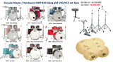  Trống Cơ Pearl Decade Maple Dmp925 