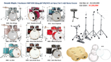  Trống Cơ Pearl Decade Maple Dmp925 