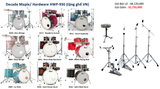  Trống Cơ Pearl Decade Maple Dmp925 