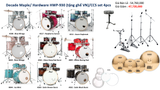  Trống Cơ Pearl Decade Maple Dmp925 
