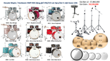  Trống Cơ Pearl Decade Maple Dmp925 