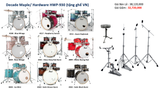  Trống Cơ Pearl Decade Maple Dmp925 