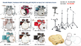  Trống Cơ Pearl Decade Maple Dmp925 