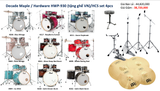  Trống Cơ Pearl Decade Maple Dmp925 