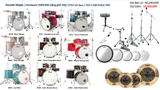  Trống Cơ Pearl Decade Maple Dmp925 