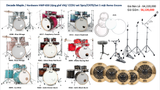  Trống Cơ Pearl Decade Maple Dmp925 