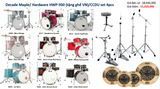  Trống Cơ Pearl Decade Maple Dmp925 