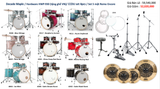  Trống Cơ Pearl Decade Maple Dmp925 