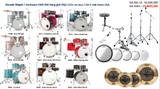  Trống Cơ Pearl Decade Maple Dmp925 