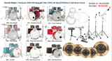  Trống Cơ Pearl Decade Maple Dmp925 