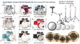  Trống Cơ Pearl Decade Maple Dmp925 