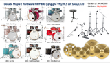  Trống Cơ Pearl Decade Maple Dmp925 