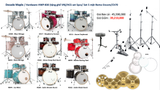  Trống Cơ Pearl Decade Maple Dmp925 