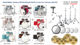  Trống Cơ Pearl Decade Maple Dmp925 