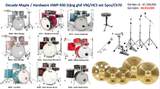  Trống Cơ Pearl Decade Maple Dmp925 