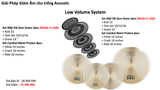  Cymbal Meinl Practice Cymbal Set - (P-HCS141620) 
