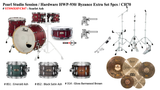  Trống Cơ Pearl Session Studio STS94XSP/C (22/10-12-16/14) 
