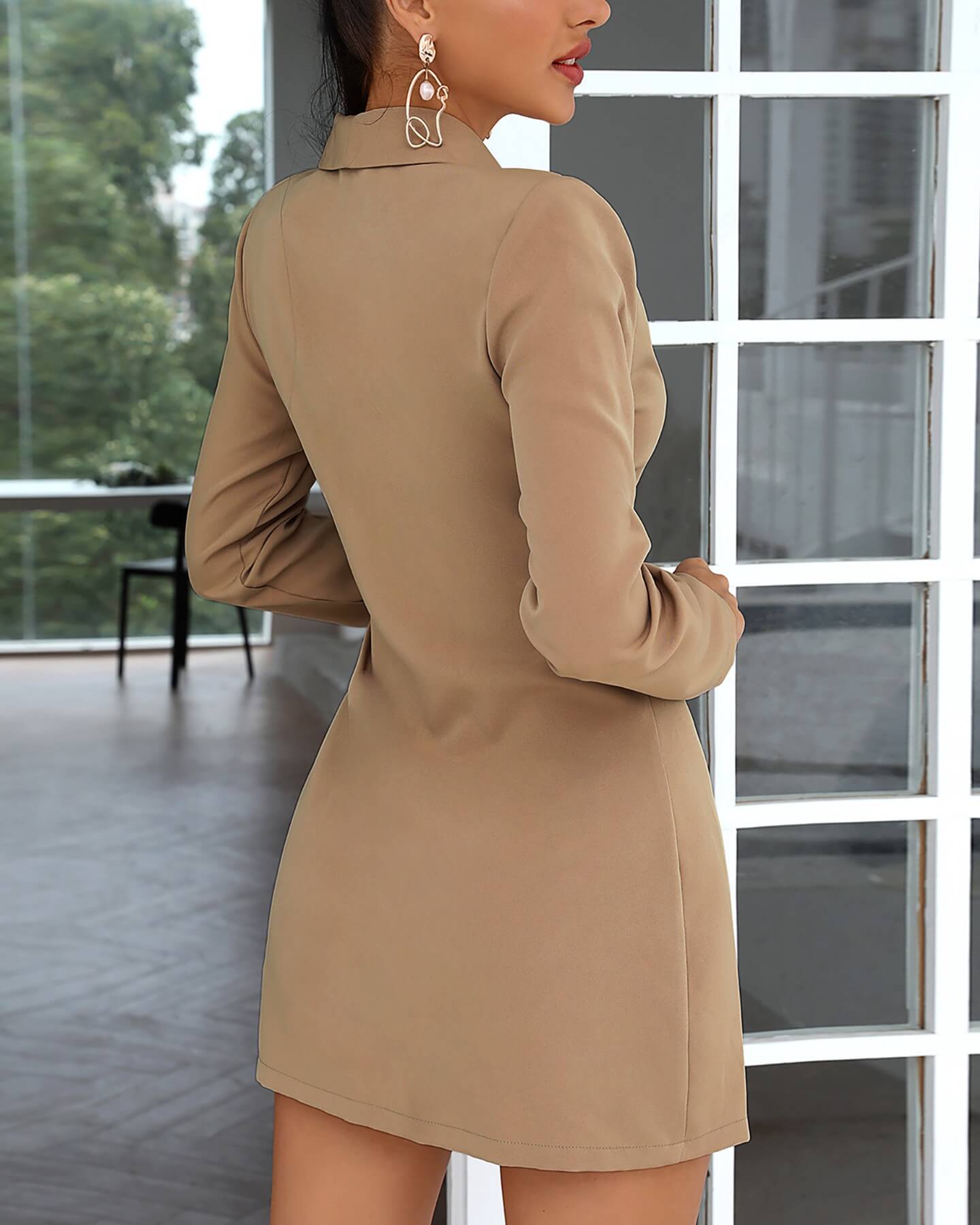 Đầm cổ tim giả vest cá tính MH8905  Xinh Đẹp Tự Nhiên