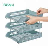  Giá đựng tài liệu hồ sơ 3 tầng kèm khay đựng văn phòng phẩm FSLDZ-285 