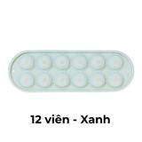  Khay làm đá, trà, kem trái cây 3 viên tròn silicone Fasola FSLYL-006 