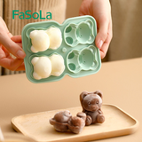  Khuôn gấu 3D làm đá, làm kem, nướng bánh silicone FSLSH-344 FSLSH-345 