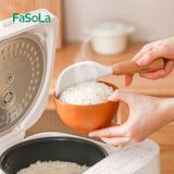  Vá múc cơm silicone cán gỗ FSLPS-615 