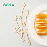  Nĩa tre ăn trái cây hình động vật (hộp 30 cây) FSLSH-367 