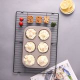  Khuôn nướng bánh cupcake muffin (6 ô tròn) FSLDZ-223 