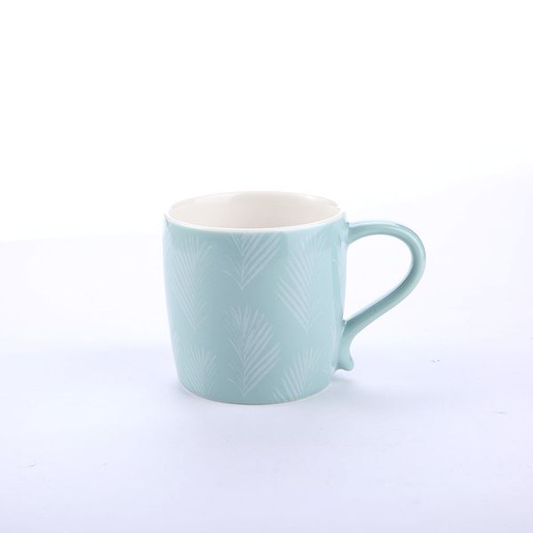  Ly sứ thủ công vân hoa lá FSLSH-057 