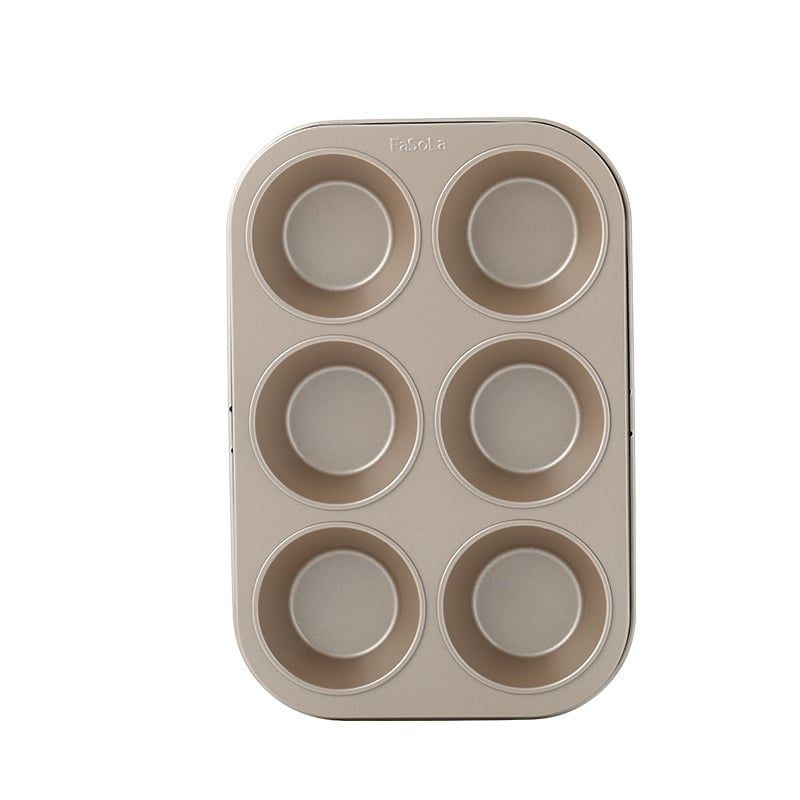  Khuôn nướng bánh cupcake muffin (6 ô tròn) FSLDZ-223 