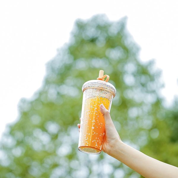  Donut series - Ly có ống hút FSLSH-224 