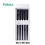  Đũa hợp kim (bộ 5 đôi) FSLSH-229 