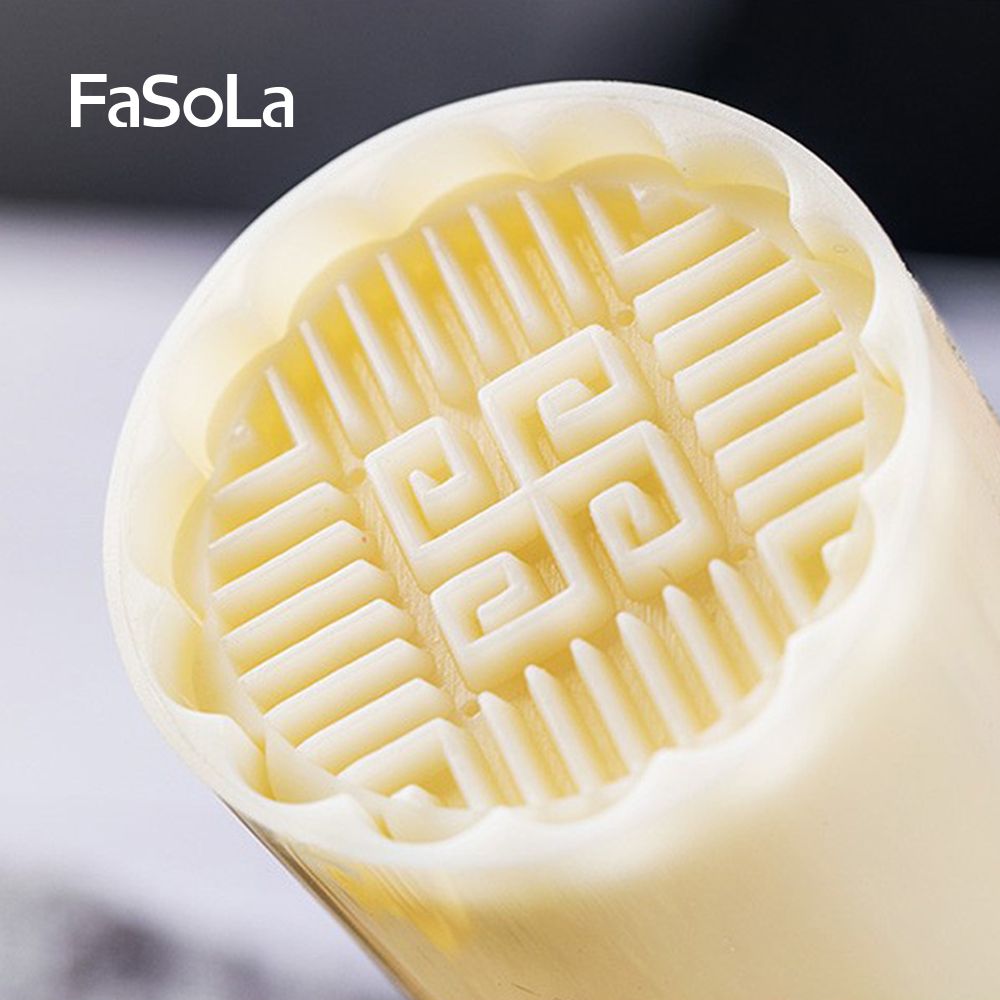  Khuôn bánh trung thu lò xo 4 mặt tròn FSLDZ-229C 