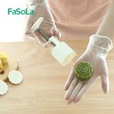  Khuôn bánh trung thu lò xo 4 mặt tròn FSLDZ-229C 