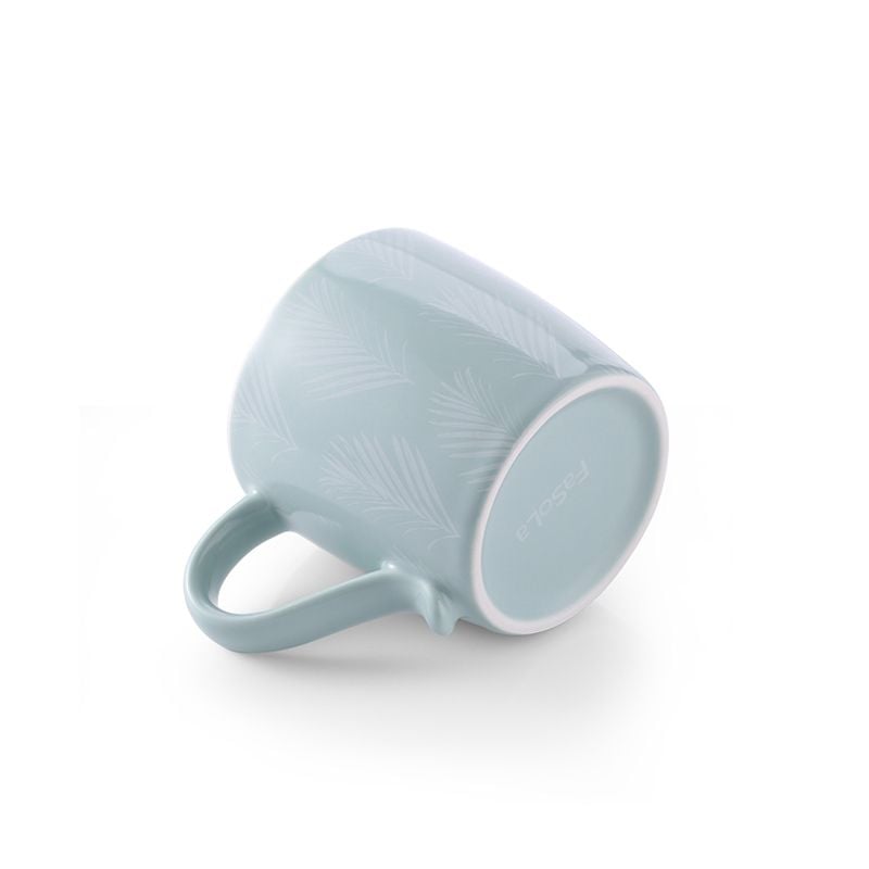  Ly sứ thủ công vân hoa lá FSLSH-057 