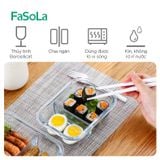  Hộp thủy tinh bảo quản thực phẩm 2 ngăn FSLSH-169 