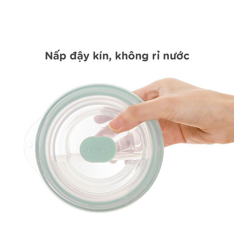  Tô sillicone gấp gọn cách nhiệt dùng được trong lò vi sóng FSLSH-195 